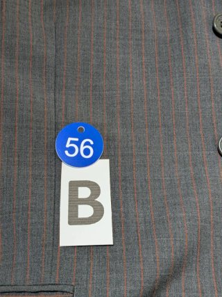 Completo gessato grigio  marca Oviesse