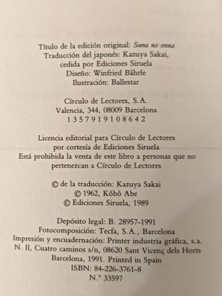 La Mujer de la Arena, de Kobo Abe