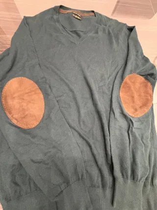 Jersey Massimo Dutti verde Talla M