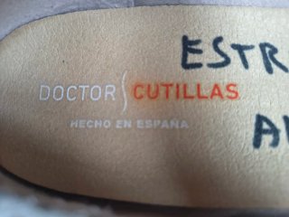 Zapatos Doctor Cutillas Beige/Oro Talla 37