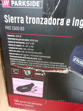 Sierra Ingletadora PARKSIDE 1500W