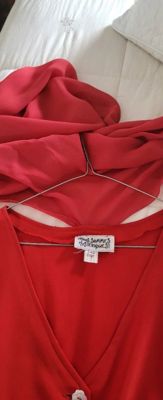 Giacca Nous Sommes Hystériques Rossa 42