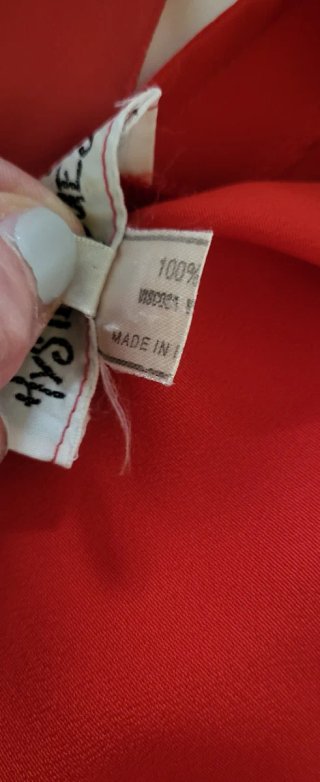 Giacca Nous Sommes Hystériques Rossa 42