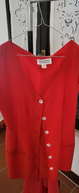 Giacca Nous Sommes Hystériques Rossa 42