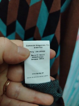 Jersey BipBip marrón y turquesa