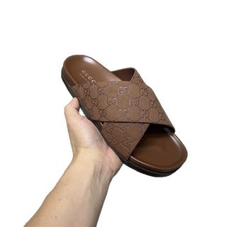 Chanclas Gucci Monograma Azul Del 40 al 45