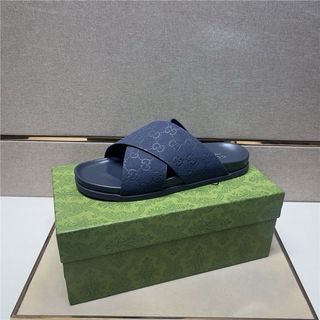 Chanclas Gucci Monograma Azul Del 40 al 45