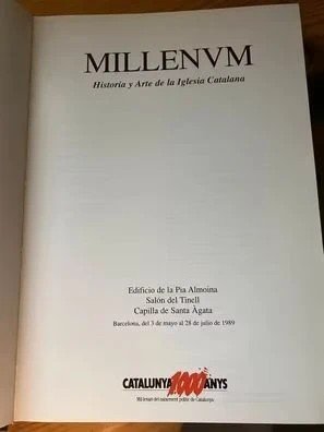 Libro Milenium arte sacro catalán