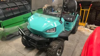 Buggy de Golf Azul Eléctrico