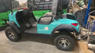 Buggy de Golf Azul Eléctrico