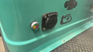 Buggy de Golf Azul Eléctrico