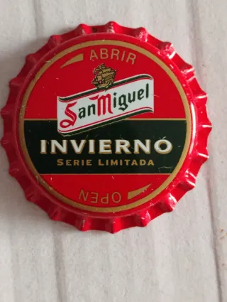Chapa Cerveza San Miguel Invierno Edición Limitada