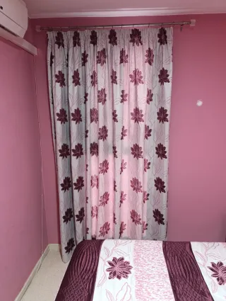 Juego de Cortinas y Colcha Floral