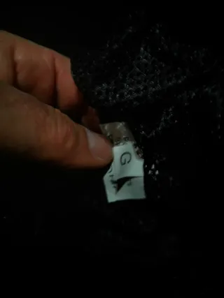 Chaqueta impermeable azul y negra Talla G