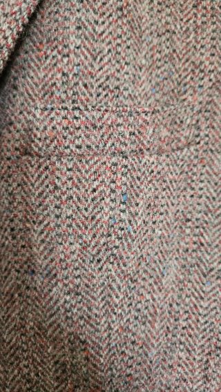 Casaco Blazer Lã Vermelho Tamanho 44