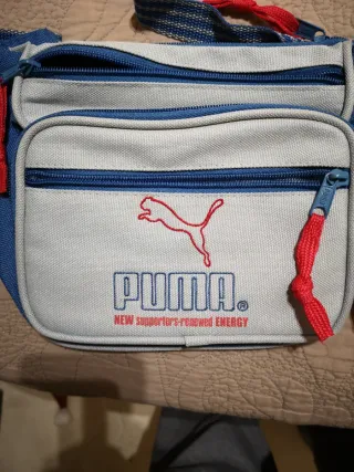 Riñonera Puma Azul y Gris