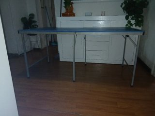 Mesa de Ping Pong Plegable Azul