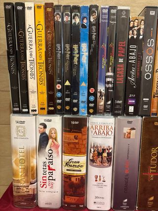 Lote DVDs Series y Películas