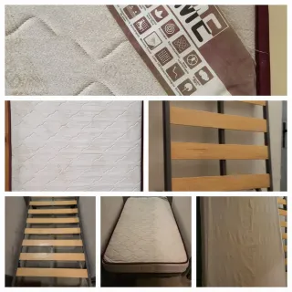 Somier + colchon:cama individual ,est