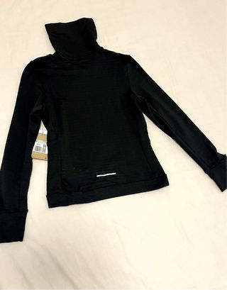 Felpa Nike nera nuova taglia XS con collo alto