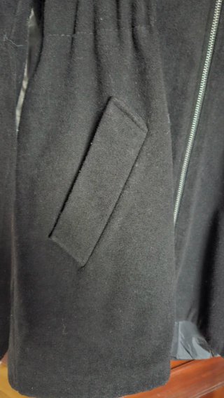Casaco Inverno Preto C/ Pelo XS