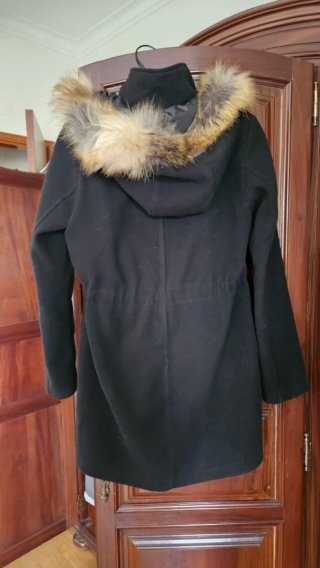 Casaco Inverno Preto C/ Pelo XS