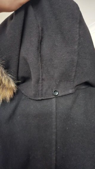 Casaco Inverno Preto C/ Pelo XS