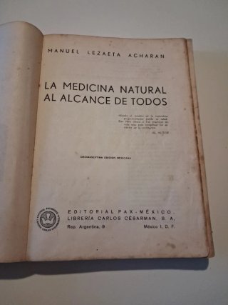 La medicina natural al alcance de todos