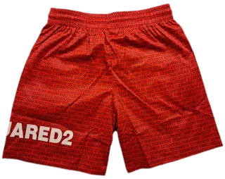 DSQUARED2 Shorts Mare Rosso Taglia XL Costume