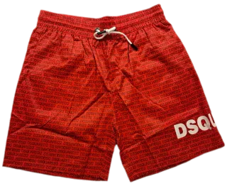 DSQUARED2 Shorts Mare Rosso Taglia XL Costume