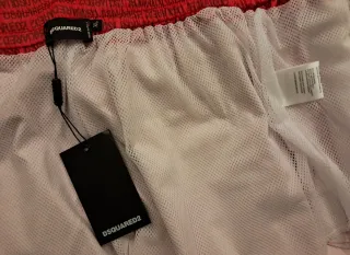 DSQUARED2 Shorts Mare Rosso Taglia XL Costume