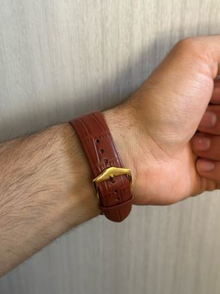 Orologio Seiko Vintage Oro Marrone