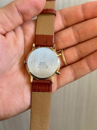 Orologio Seiko Vintage Oro Marrone