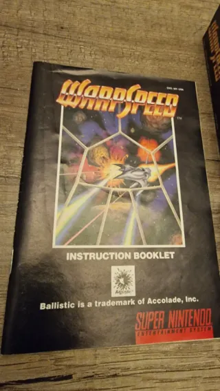 Warpspeed SNES - Gioco e Manuale