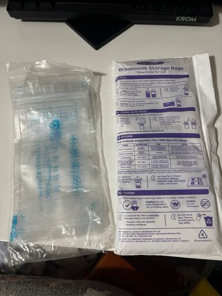Bolsas Leche Materna y Sábanas Minicuna
