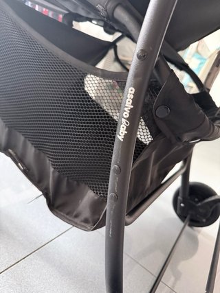 Carro de paseo plegable negro