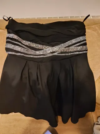 Vestido palabra de honor Blanco M