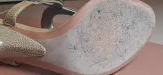 Sandalo Baldinini donna Tg 37 Beige/Argento