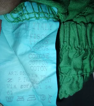Pantalón Palazzo punto calado. Cintura elástica 28