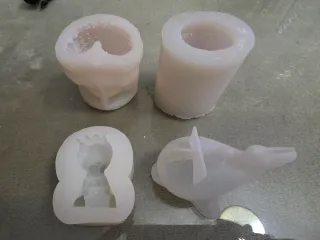 Molde de silicona para velas