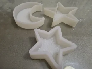 Molde de silicona para velas