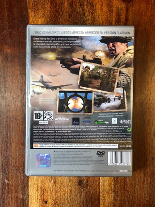 Call of Duty big red one ps2 platinum