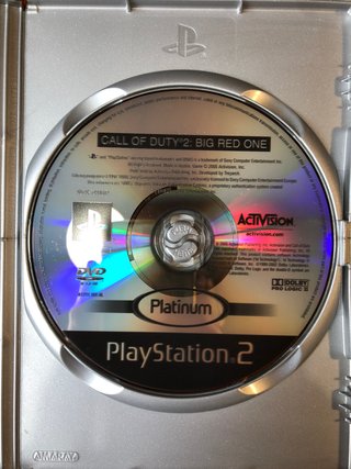 Call of Duty big red one ps2 platinum