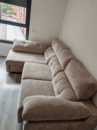 Sofá Chaiselongue Cama Color arena