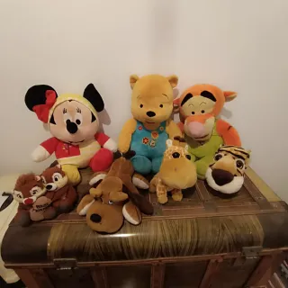 Lote Peluches Disney Minnie, Winnie, Tigger
