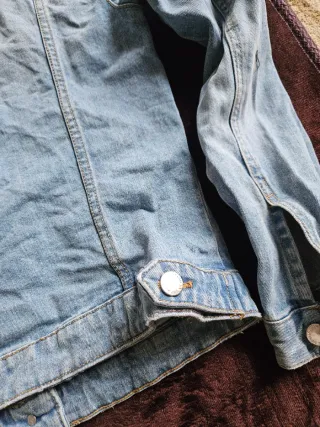 Chaqueta vaquera clásica Zara azul claro • Talla S