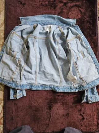 Chaqueta vaquera clásica Zara azul claro • Talla S