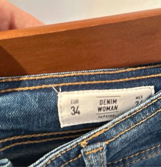 Pantalón vaquero ancho azul