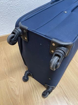 Maleta grande de viaje azul