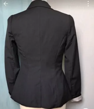 Chaqueta blazers elegante negra Talla XS